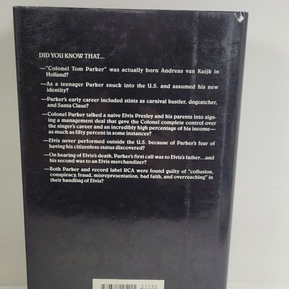 Elvis And The Colonel Hardcover -RARE BOOK - Picture 4 of 14